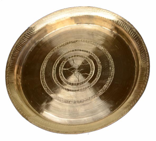 Handicraft Bell Metal Plate/Dish (Kahi/Kansa dish)- 800gm - An Authentic  Online Handicraft Bell and Brass Metal Store